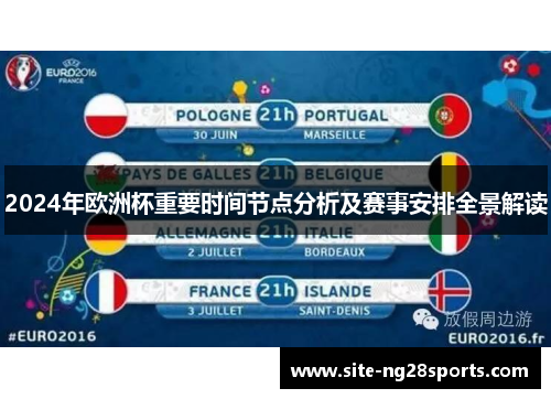 2024年欧洲杯重要时间节点分析及赛事安排全景解读